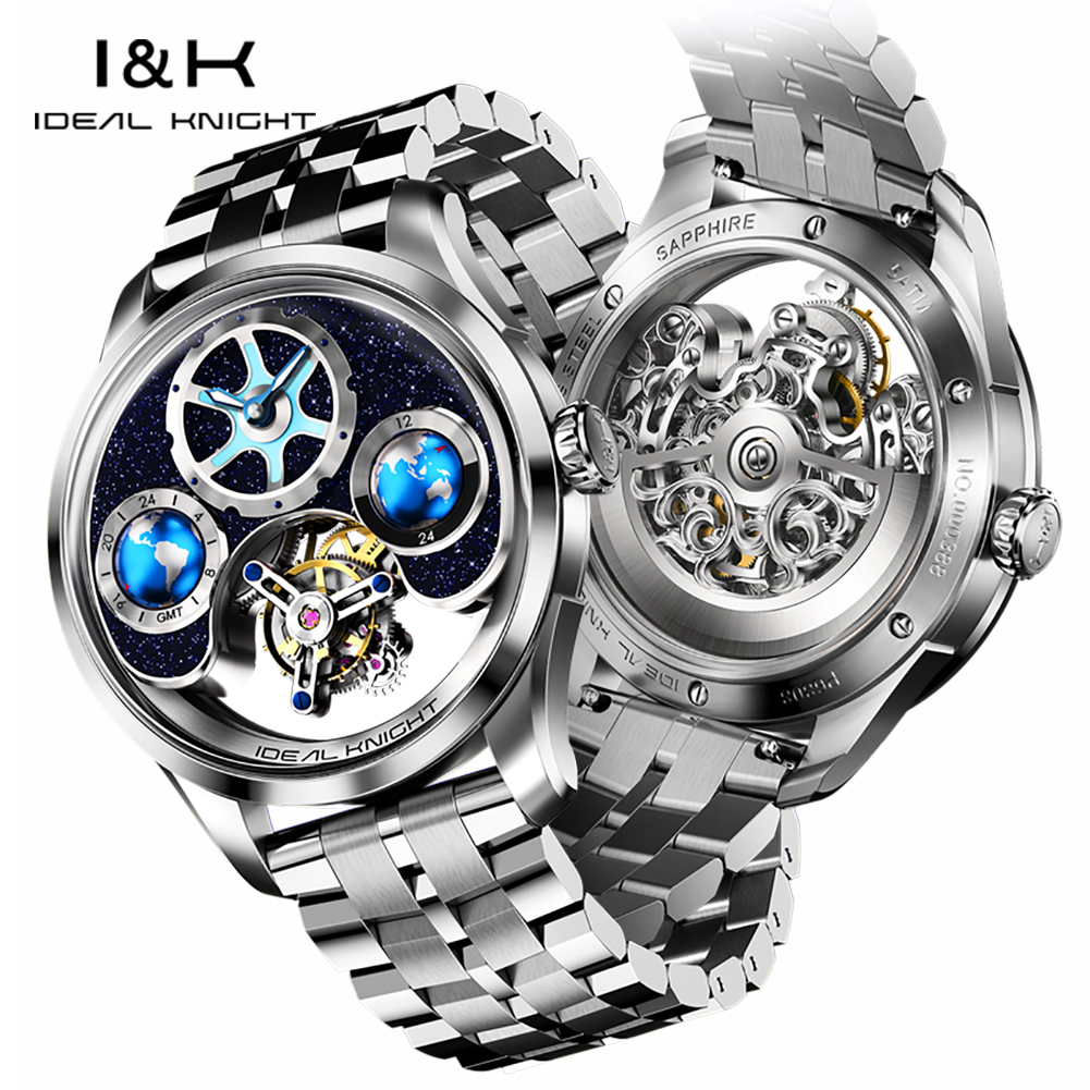 Omega Watch Constellation - 理想的騎士 6805 メンズ腕時計 トゥールビヨン 自動巻き スケルトン