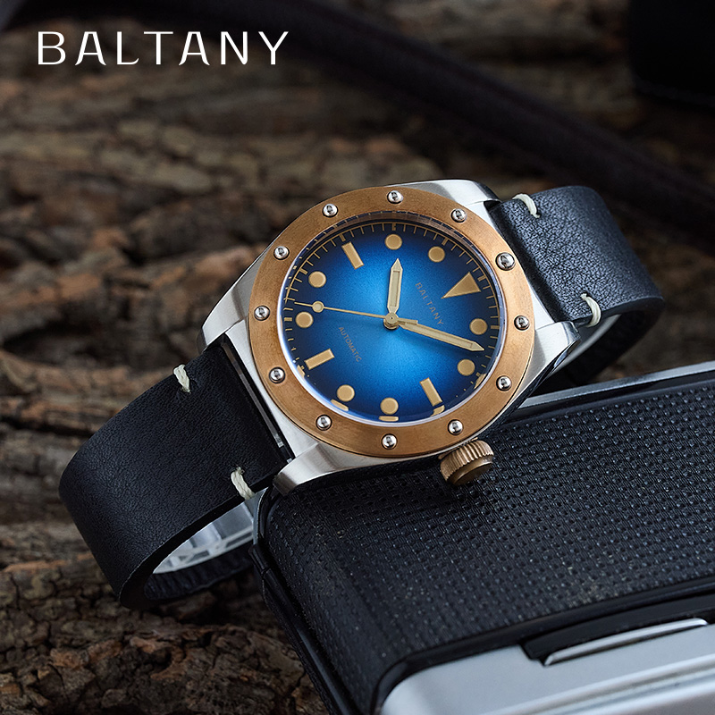 Omega Watch Constellation - Baltany S4030 Wheelking 自動巻きヴィンテージブロンズウォッチ 40mm レトロ