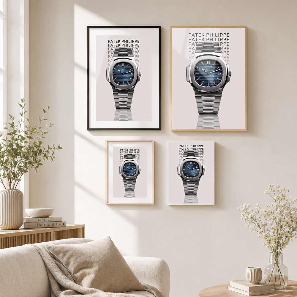 パテック・フィリップ ノーチラス フレーム入りメタルプリント - Patek Philippe Watch Nautilus のレビューと価格