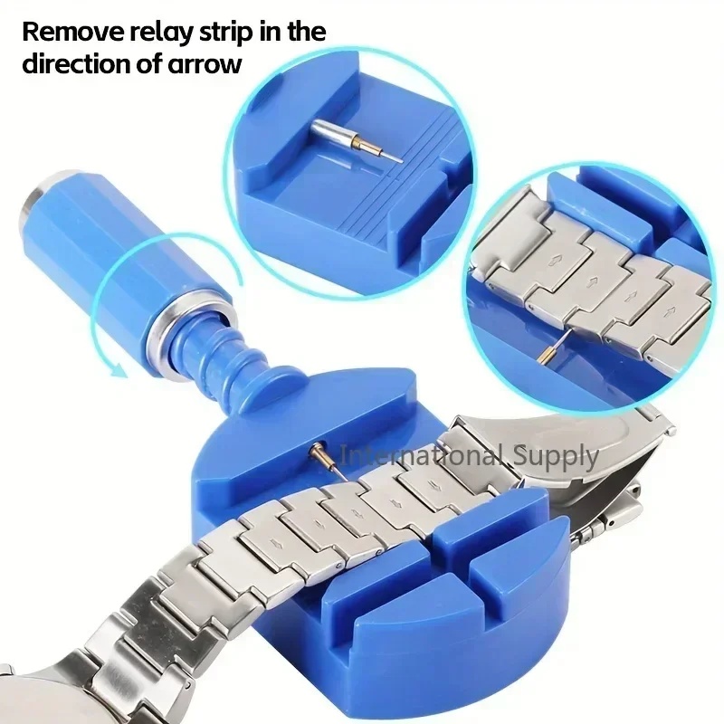 プロ仕様の147点セット時計修理キット。時計ケースオープナー - Spring Bar Tool Set のレビューと価格